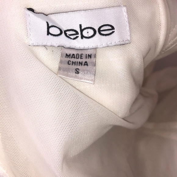 BEBE Peyton Striped Tri-Color DRESS - Picture 7 of 7